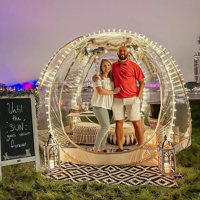 Alvantor Bubble Tent Pop Up Gazebo, 8-10 Person Igloo Dome Garden Patio Canopy Shelter - Image 13