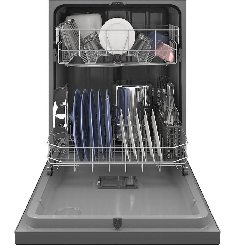 GE – Front Control Built-In Dishwasher with 59 dBA – Stainless steel - Image 2