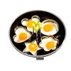 5Pcs Non Stick Stainless Steel, Fried Egg, Pancake Ring Mold - Image 7