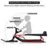 Snow Racer Sled, Ski Sled Slider Board with Steering Wheel, Twin Brakes - Image 8