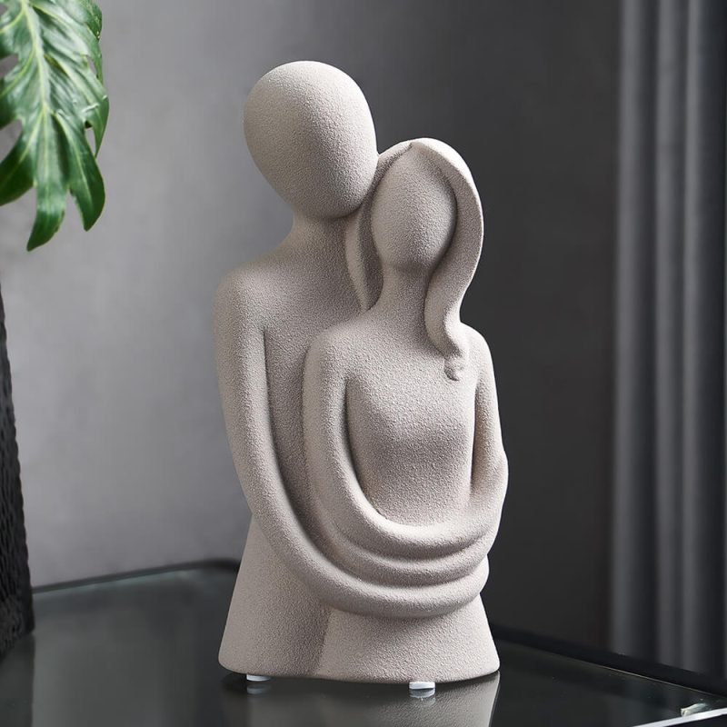 Abstract Lovers Sculpture - Image 3