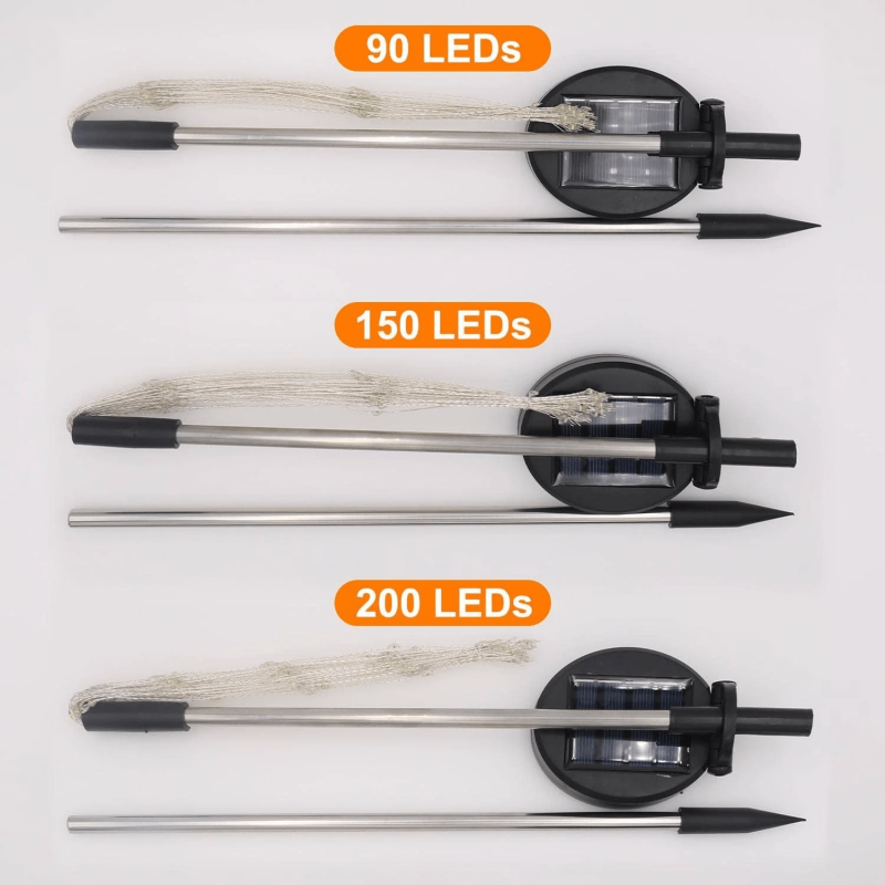 4-Piece Solar Garden Fireworks Lights – IP65 Weatherproof LED Outdoor Lights with Adjustable Modes & DIY Design - Image 12