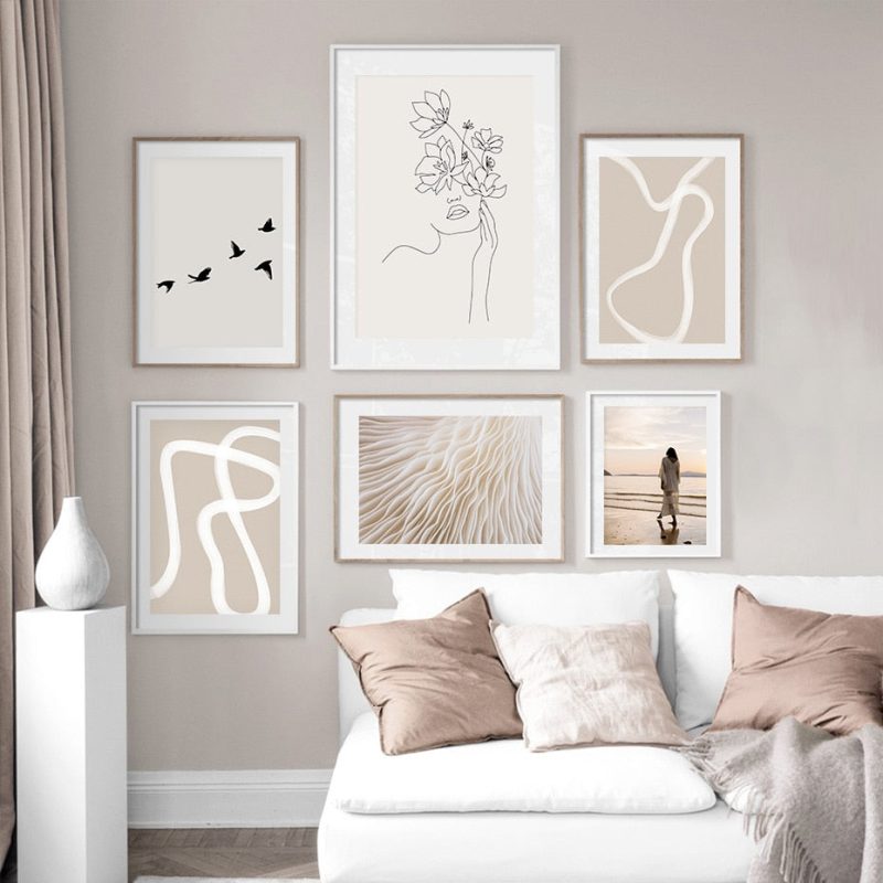 Abstract Beige Mood