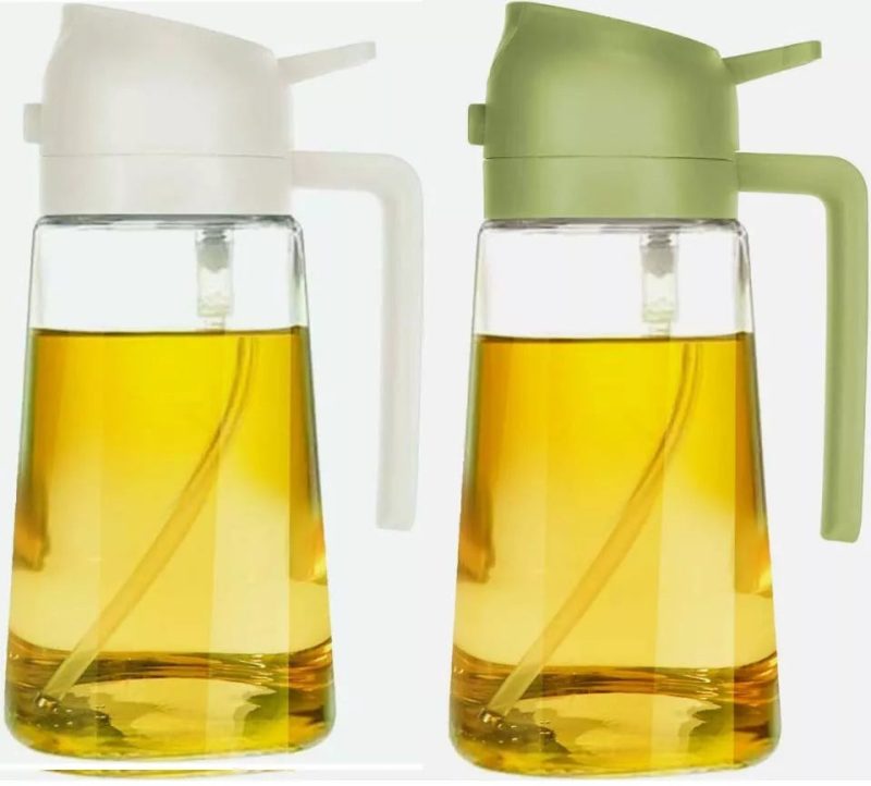 2 in 1 Oil Dispenser And Oil Spray  Bottles- 16Oz - Image 18