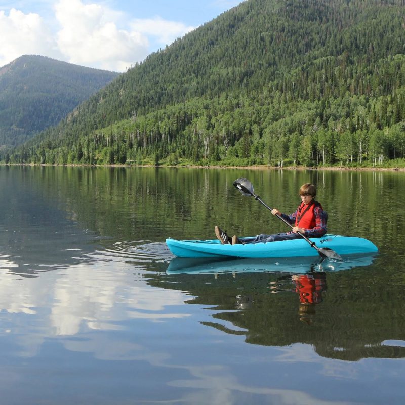 Lifetime Hydros 85 Sit-On-Top Kayak Paddle Included Glacier Blue - MadeInUSA - Image 3