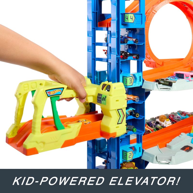 Hot Wheels City Ultimate Garage Playset with 2 Die-Cast Cars, Storage for 50+ Cars Child Age 4-8 - 图片 4