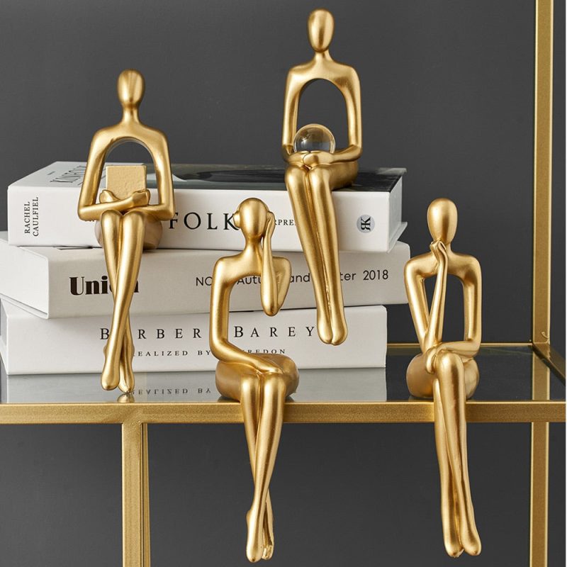 Abstract Bookshelf Decor Figurines - Image 13