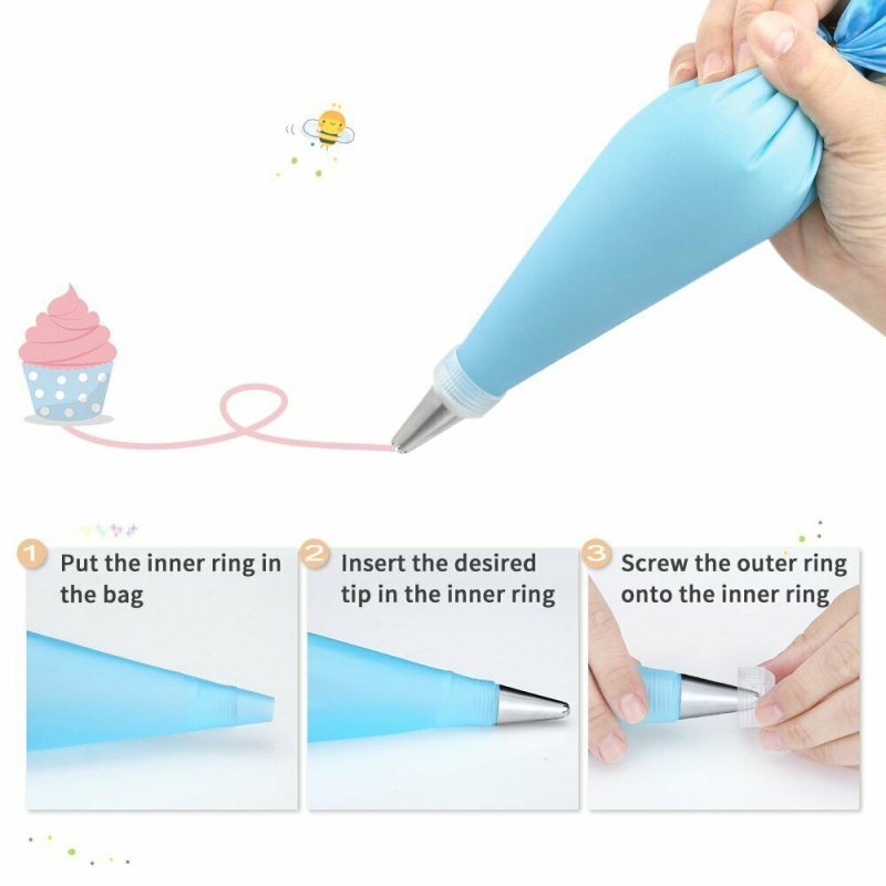 42Pcs Icing, Piping Nozzles, Pastry Tips, Cake, Sugar craft, Decorating Tools Set - Image 10