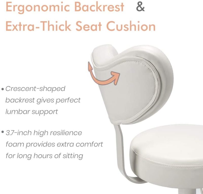 Pipersong Meditation Chair, Home Office Desk Chair, Cross Legged Chair with Lumbar Support and Adjustable Stool - Image 5