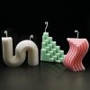 3 Pcs Scented Candles Art Decorative Geometric Bubble Cube Handmade for Decoration Home Spa Yoga - Image 3
