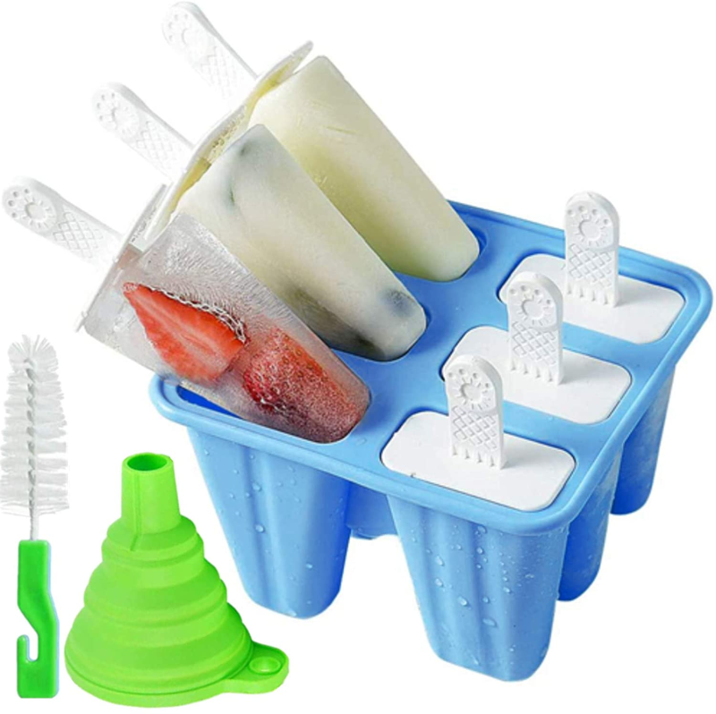 6, 10 Or 12 Pieces Reusable Silicone Popsicle Molds – Easy Release - Image 11