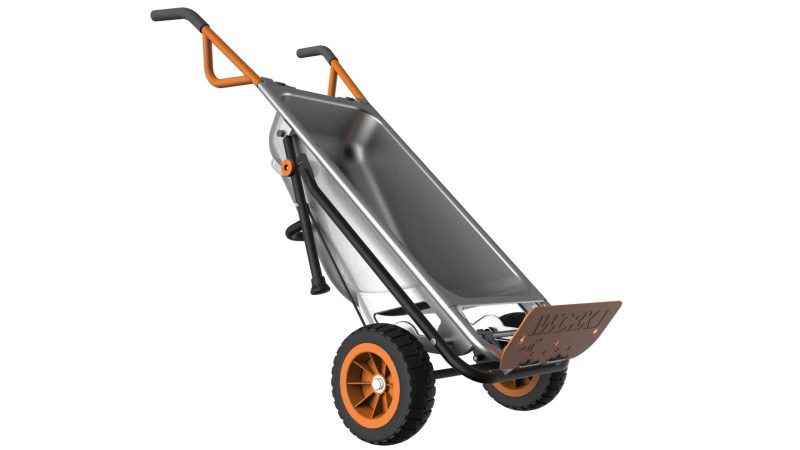 Worx WG050 Aerocart 8-in-1 Yard Cart / Wheelbarrow / Dolly - MadeInUSA - Image 8
