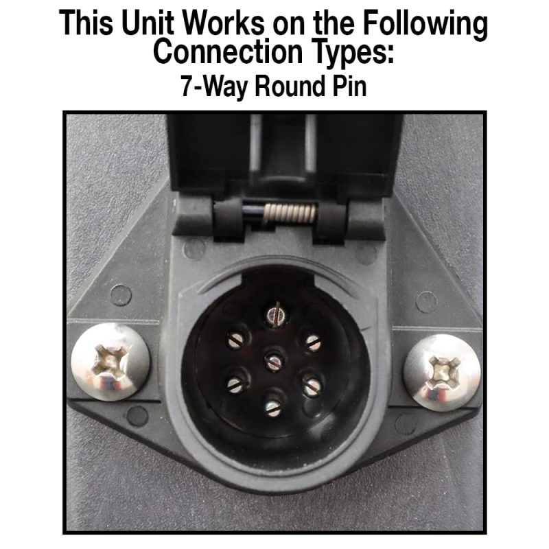 Heavy Ranger MUTT Universal Portable and Water-Resistant Trailer Light Tester with 7-Way Round Pin Arrangement - Image 5