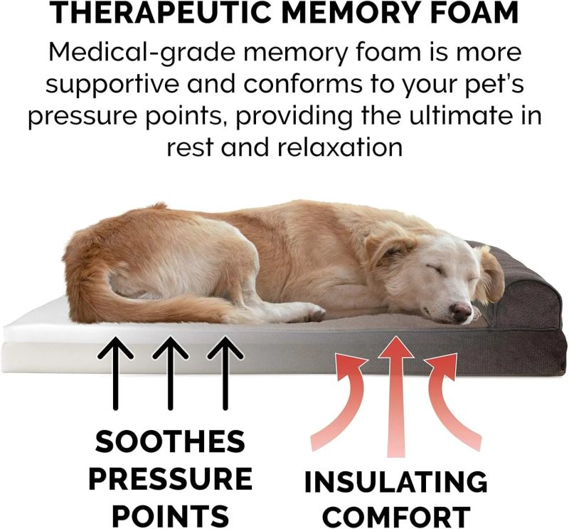 Furhaven Removable Cushion Washable Cover Large Breed Memory Foam Dog Bed - Image 4