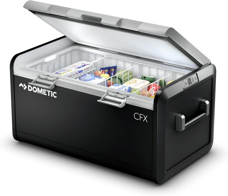 Dometic CFX3 100-Liter Portable Refrigerator and Freezer, Powered by AC/DC or Solar
