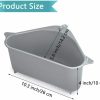 2PC Sink Drain Filter, Sponge Storage, Strainer, Basket And Organizer - Image 3