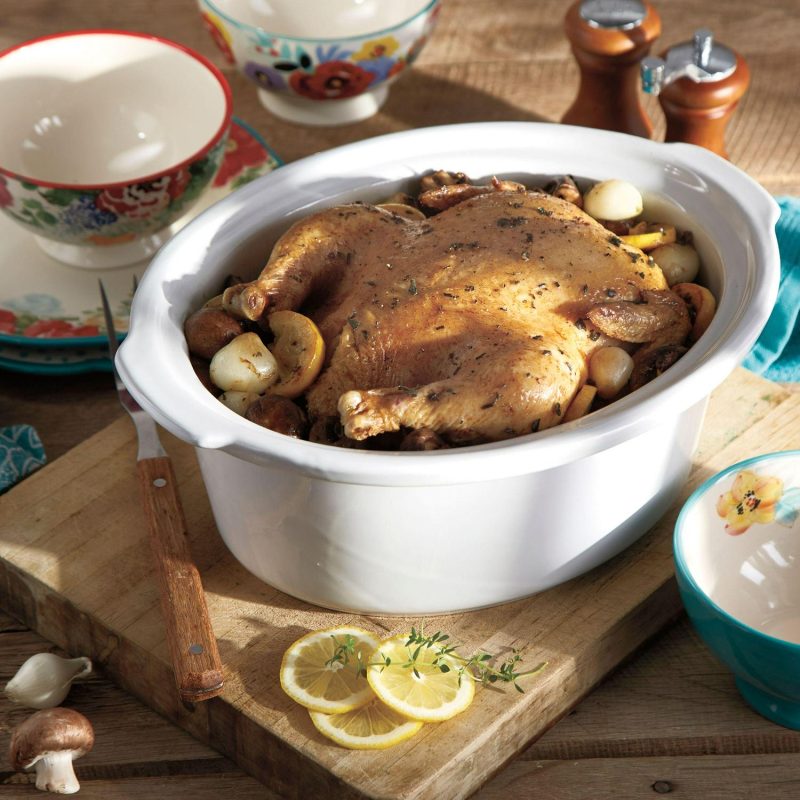 The Pioneer Woman Classic Charm 7-qt Programmable Slow Cooker by Hamilton Beach - Image 2
