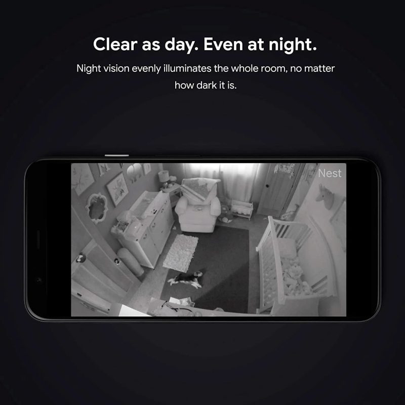 Google Nest Cam Indoor Wired Indoor Camera, For Home Security - Image 8
