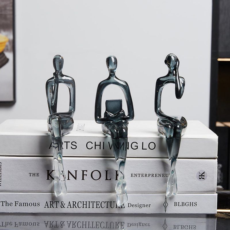 Abstract Bookshelf Display Sculpture - Image 2