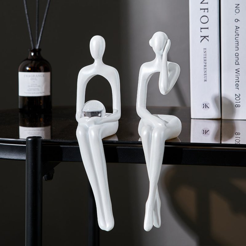 Abstract Bookshelf Decor Figurines - Image 6