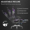 GTPLAYER Gaming Chair, Computer Chair with Footrest and Lumbar Support, Height Adjustable Game Chair with 360  -Swivel Seat and Headrest and for Office or Gaming (White) - Image 3
