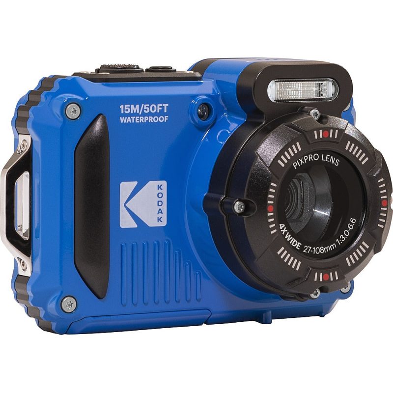 Kodak – PIXPRO WPZ2 16.0-Megapixel Waterproof Compact Camera – Electric Blue - Image 4