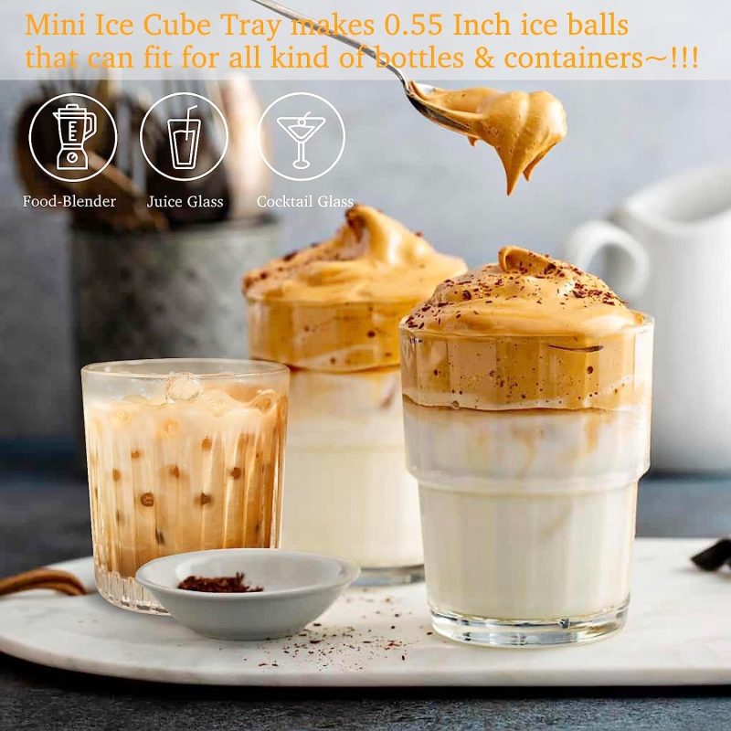 104 X 4pcs Mini Ice Cube Trays & Ice Bin & Ice Scoop - Image 4