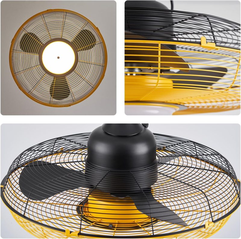 21'' Outdoor Ceiling Fan with Light, Plug in Ceiling Fan with Remote, Gazebo Fans Outdoor Hanging for Patios Waterproof, Wet Rated Hanging Fan with App Control - Image 5