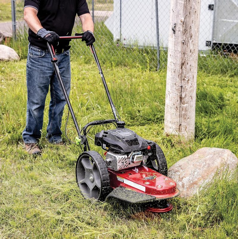 Walk Behind String Mower With 160cc Viper 4-Cycle Engine, 22 ?Cutting Diameter, 14 ?Never-Go-Flat Wheels, Easy Assembly, Adjustable Handlebar, Model # 40314 - Image 16