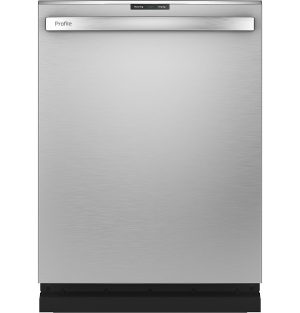 GE Profile – Top Control Smart Built-In Stainless Steel Tub Dishwasher with 3rd Rack and Microban, 42dBA – Stainless steel