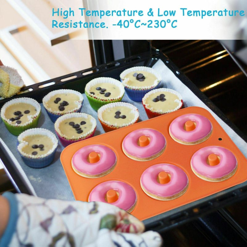6-Hole Silicone Donut Baking Pan - Image 14