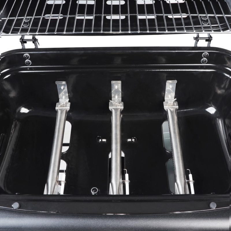 RevoAce 3 Burner Propane Gas Grill Including a Side Burner, Blue Sapphire, GBC1729WBS, New - Image 10