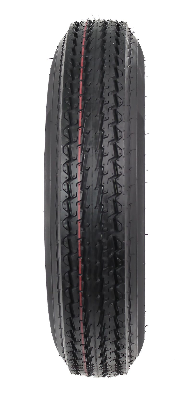 2-Pack Trailer Tires On White Wheel Rims 530-12 5.30-12 5.30 x 12 Load C 4 Lug - Image 5