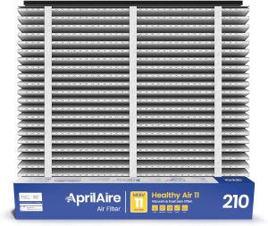 AprilAire 210 Replacement Filter for AprilAire Whole House Air Purifiers  ?MERV 11  Clean Air & Dust  20x25x4 Air Filter (Pack of 1)