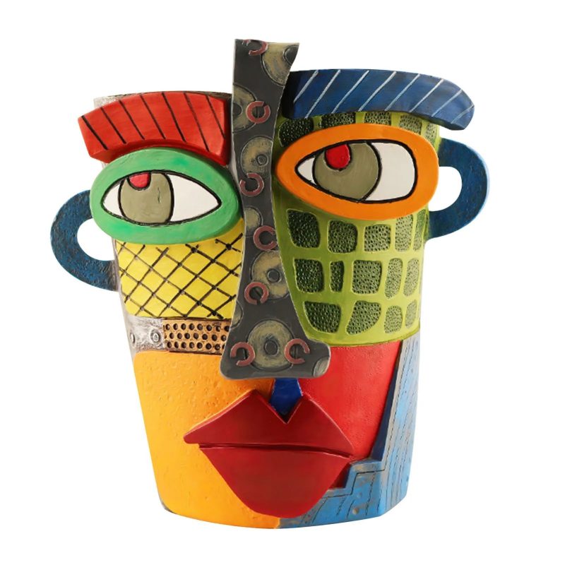 Abstract Art Flowerpot Ornaments – Stylish & Unique Garden Decor, Indoor & Outdoor Planter - Image 2