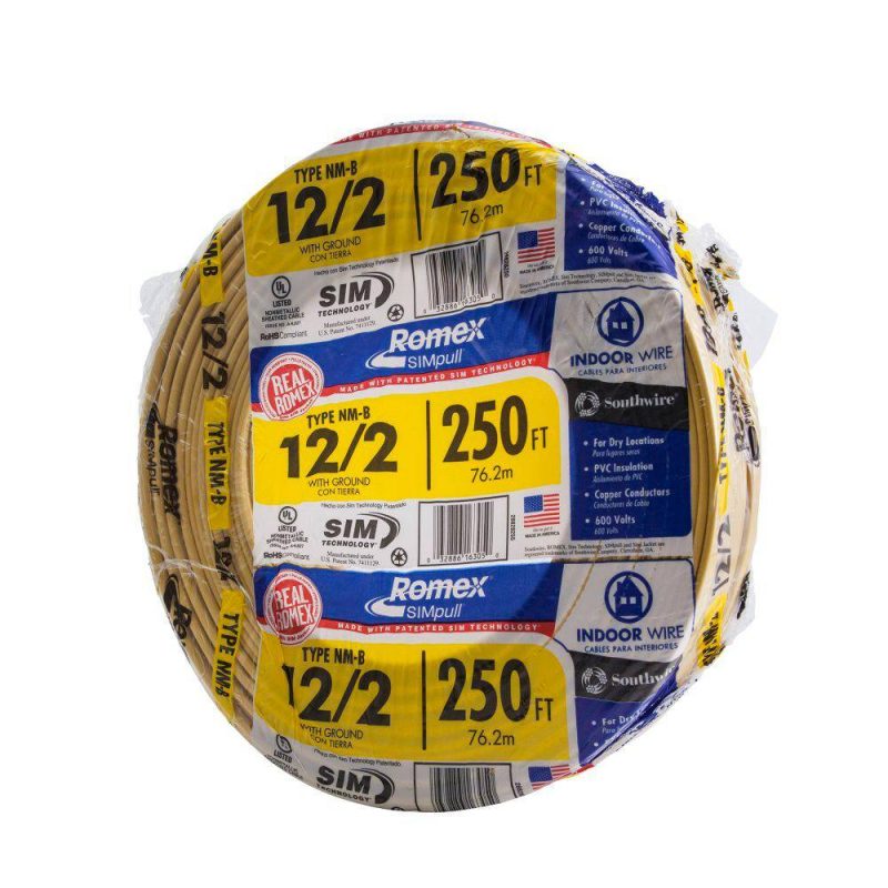 Southwire 250 ft. 122 Solid Romex SIMpull CU NM-B WG Wire 28828269 - Image 9