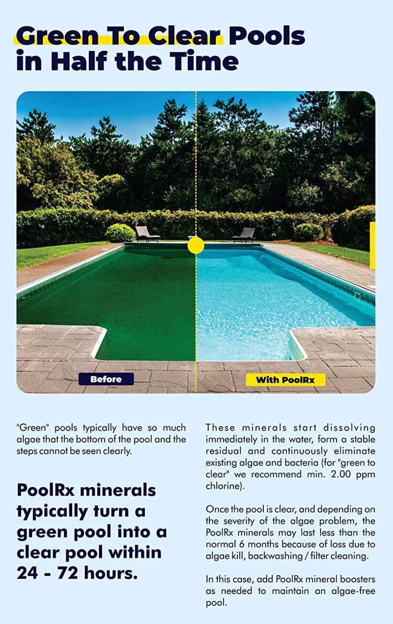 PoolRx 6-Month Algaecide Unit #101066, Treats 20k-30k Gallons, Black – Simplifies Pool Care - Image 5