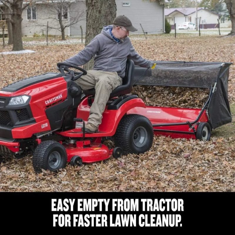 CRAFTSMAN CMXGZBF7124546 52 Tow Lawn Sweeper, Black - Image 5