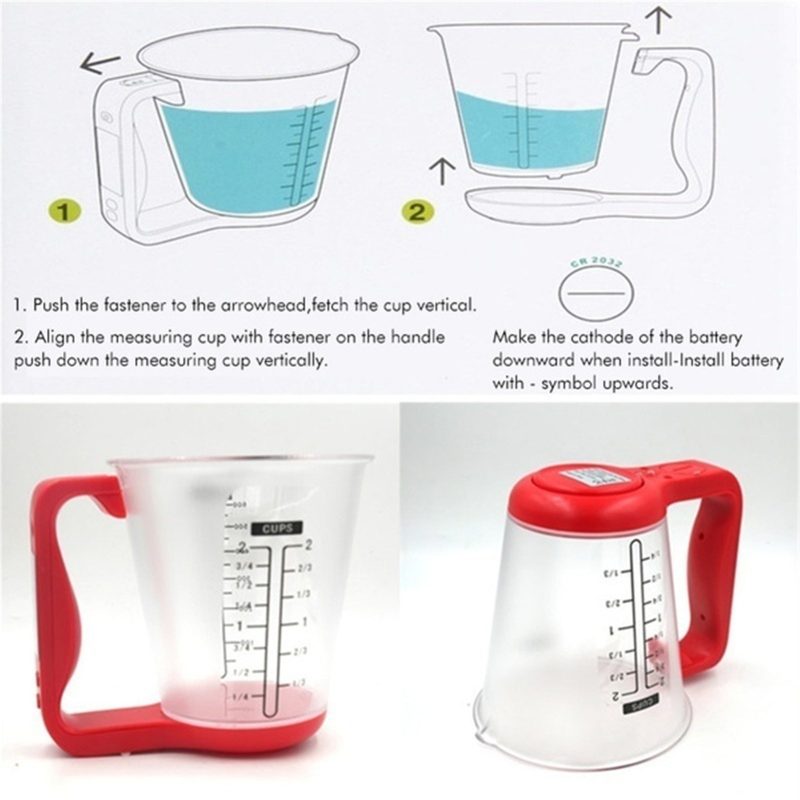 1000g Electronic Digital Kitchen Measurement Cup with LCD Display - Image 5