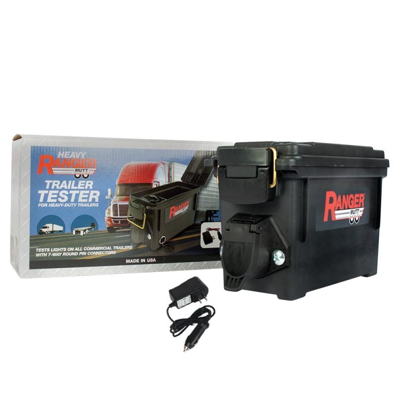 Heavy Ranger MUTT Universal Portable and Water-Resistant Trailer Light Tester with 7-Way Round Pin Arrangement - Image 12
