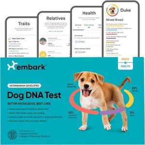 Embark Breed & Health Kit �C Dog DNA Test �C Discover Breed  Ancestry  Relative Finder  Genetic Health  Traits  COI
