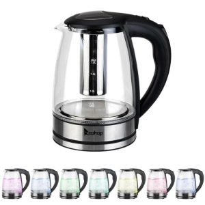 1200W 1.8L Electric Kettle Hot Water Boiler Auto Shut-off – LED