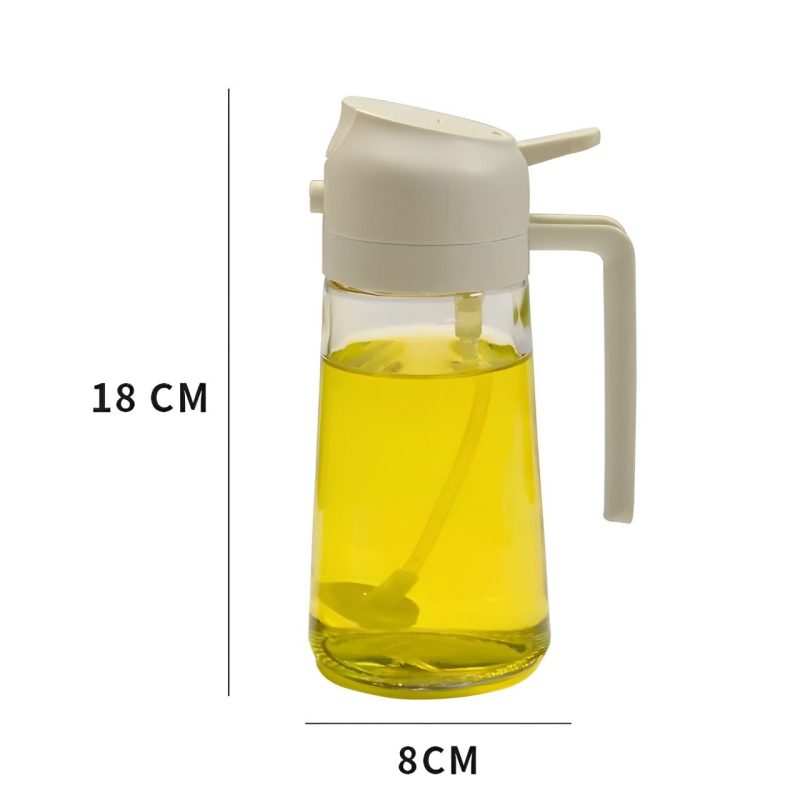 2-in-1 Olive Oil Dispenser & Sprayer – Perfect for Cooking, Salads, and BBQ - Image 3