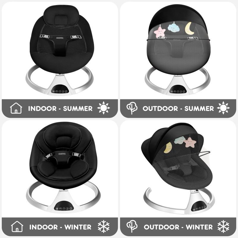 HARPPA Weddell | Electric Baby Swing - Image 11