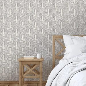 Abstract Arches Removable Peel and Stick Wallpaper