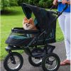 No-Zip NV Pet Stroller for Cats/Dogs, Zipperless Entry, Easy One-Hand Fold, Gel-Filled Tires, Plush Pad + Weather Cover Included, 3 colors - Image 2