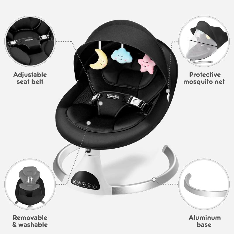 HARPPA Weddell | Electric Baby Swing - Image 9