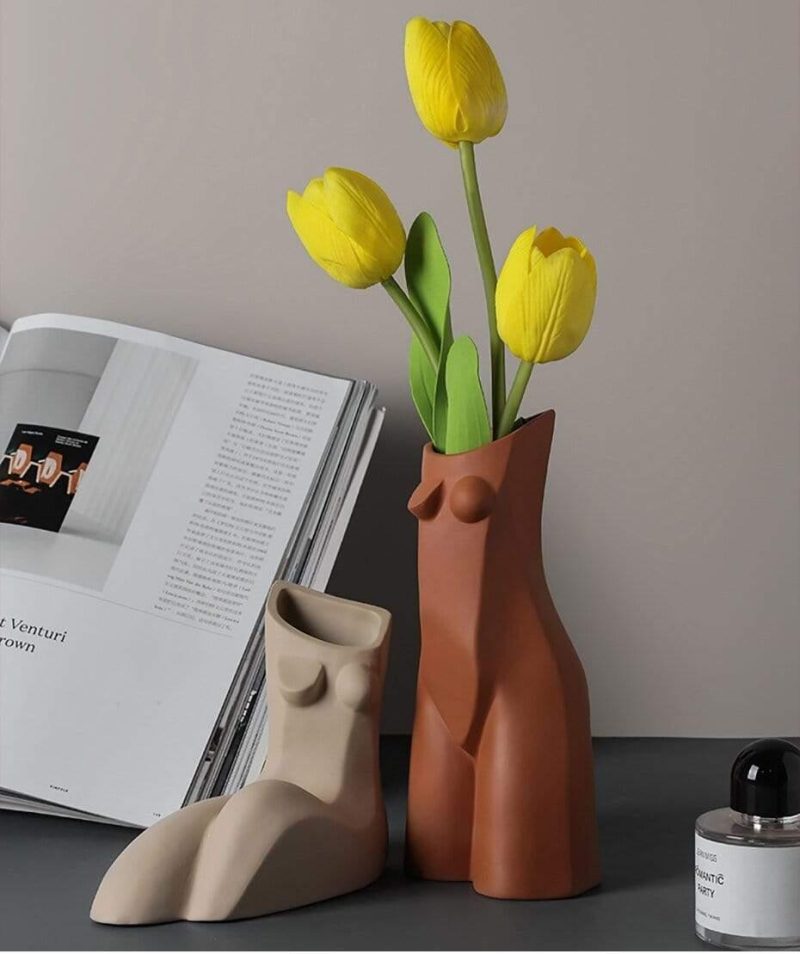 Abstract Body Art Sculpture Vase - Image 5