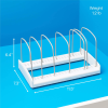Adjustable Bakeware Storage Rack Or Pot Lids Organizer - Image 5