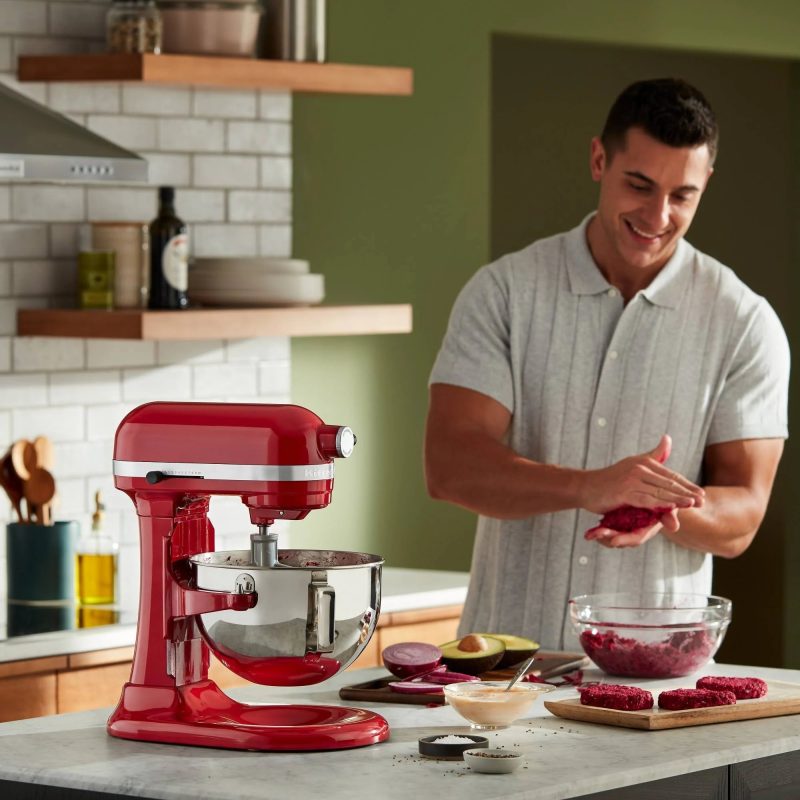 KitchenAid - 5.5 Quart Bowl-Lift Stand Mixer - Empire Red - MadeInUSA - Image 6